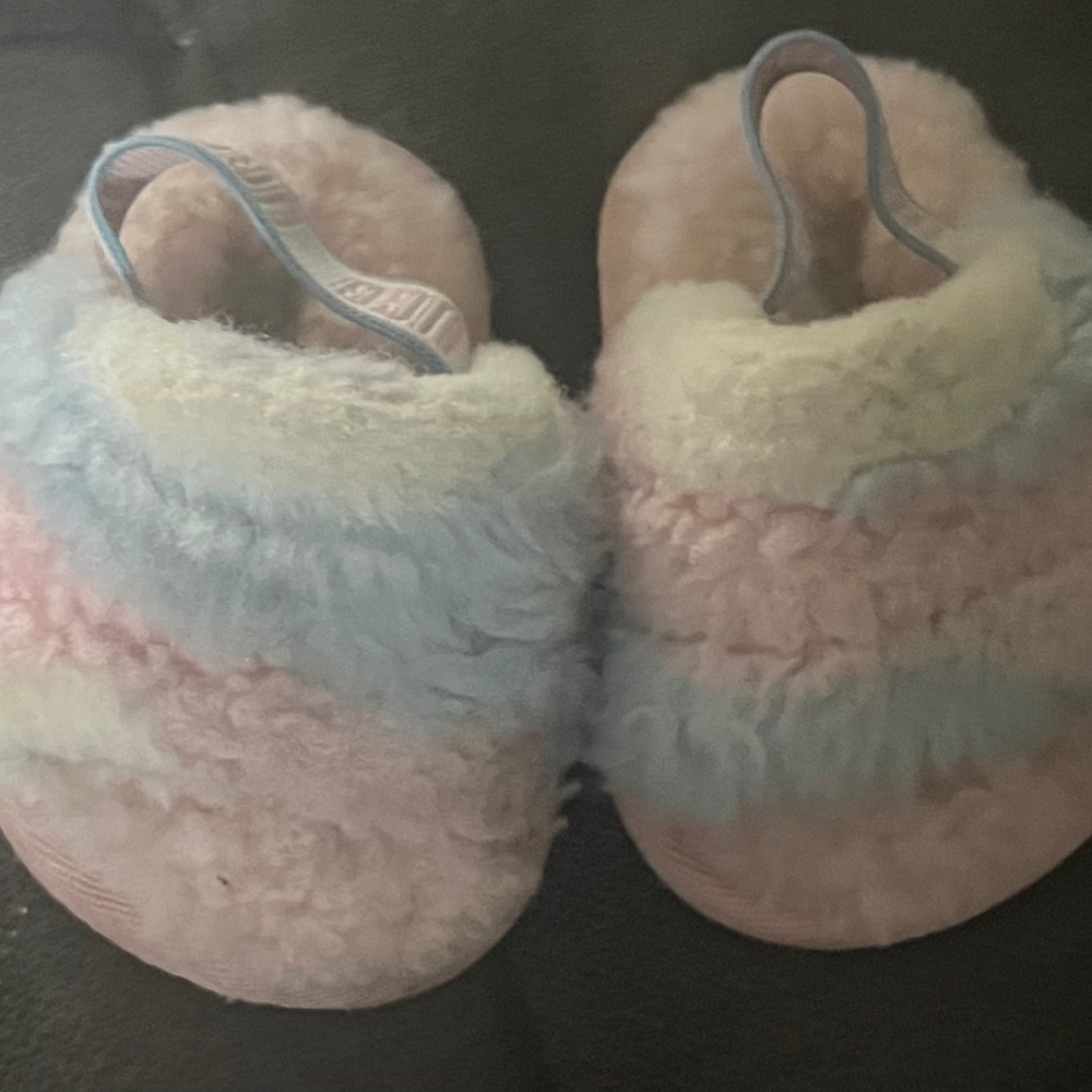 Infant UGG "Fluff Yeah" Slippers